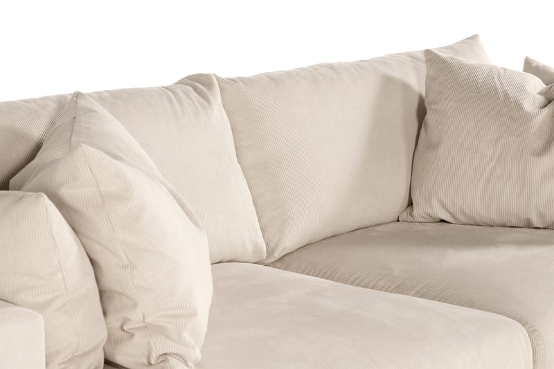 Menard 3-istuttava Manchestersohva - Beige - Huonekalut - Sohva - 3:n istuttava sohva
