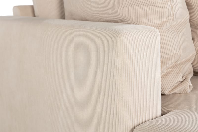 Menard 3-istuttava Manchestersohva - Beige - Huonekalut - Sohva - 3:n istuttava sohva