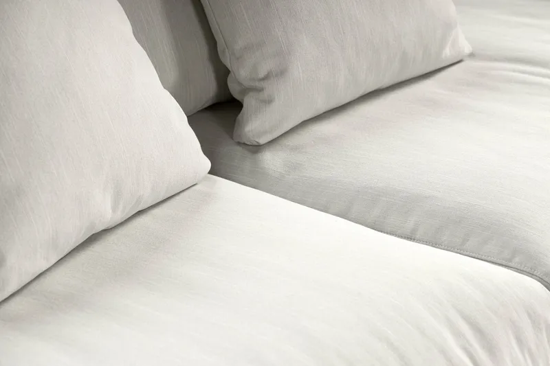 Menard 4-istuttava Kangassohva - Vaaleanharmaa - Huonekalut - Sohva - 4:n istuttava sohva