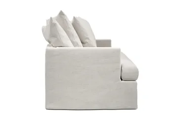 Menard 4-istuttava Syvä Kangassohva - Beige - Huonekalut - Sohva - 4:n istuttava sohva