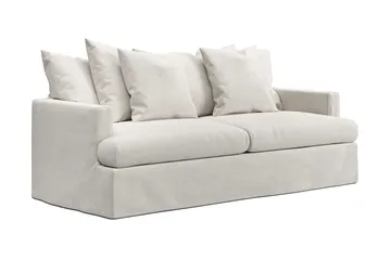 Menard 4-istuttava Syvä Kangassohva - Beige - Huonekalut - Sohva - 4:n istuttava sohva
