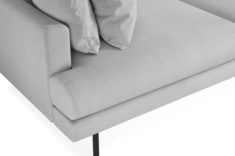 Menard 4-istuttava Syvä Kangassohva - Vaaleanharmaa - Huonekalut - Sohva - 4:n istuttava sohva