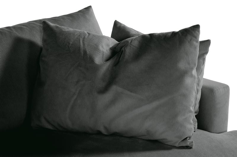 Menard 4-istuttava Syvä Manchestersohva - Harmaa - Huonekalut - Sohva - 4:n istuttava sohva