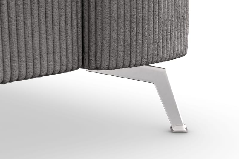 Ocean Lyx 4-istuttava Manchestersohva - Tummanharmaa - Huonekalut - Sohva - 4:n istuttava sohva