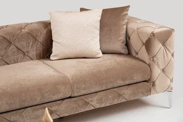 Sohva Canunda 4:n ist - Beige - Huonekalut - Sohva - 4:n istuttava sohva