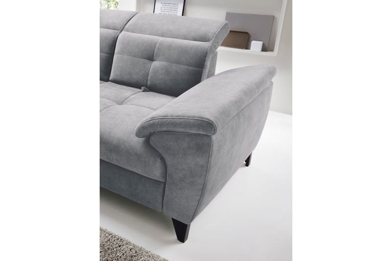 5-istuttava sohva chaiselongilla Inferne - Harmaa - Huonekalut - Sohva - Divaanisohva