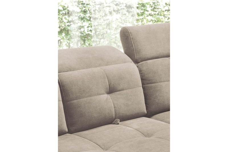 5-istuttava sohva chaiselongue Inferne - Beige - Huonekalut - Sohva - Divaanisohva