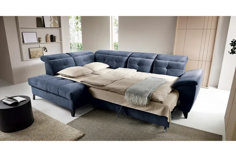 5-istuttava sohva chaiselongue Inferne - Tumman sininen - Huonekalut - Sohva - Divaanisohva