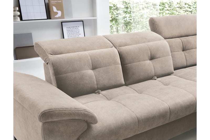 5-istuttava sohva chaiselonguella Inferne - Beige - Huonekalut - Sohva - Divaanisohva
