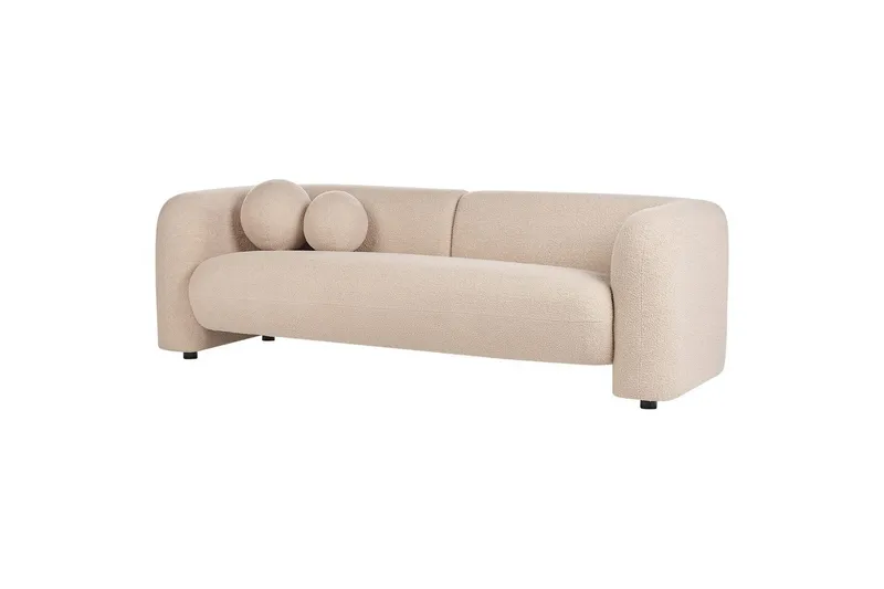 5-sits Soffgrupp Beliani Leiren Beige Beige - Huonekalut - Sohva - Sohvaryhmä