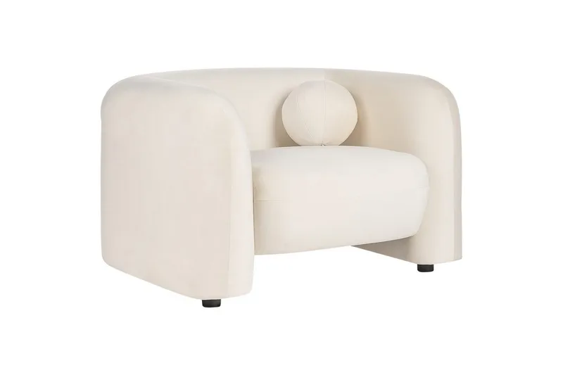 5-sits Soffgrupp Beliani Leiren Beige Offwhite - Huonekalut - Sohva - Sohvaryhmä