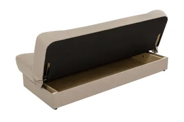 Abron sohva, 3-ist. - Beige - Huonekalut - Sohva - Vuodesohva - 3 istuttava vuodesohva