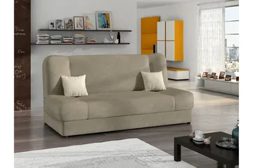 Abron sohva, 3-ist. - Beige/Ruskea - Huonekalut - Sohva - Vuodesohva - 3 istuttava vuodesohva