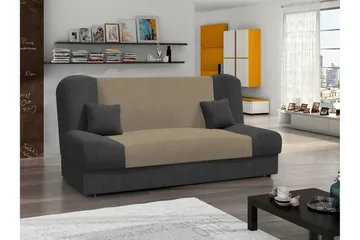 Abron sohva, 3-ist. - Harmaa/Beige - Huonekalut - Sohva - Vuodesohva - 3 istuttava vuodesohva