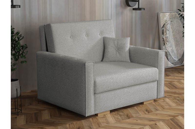 Ajiz Vuodesohva 2-istuttava Bouclé - Harmaa - Huonekalut - Sohva - Vuodesohva