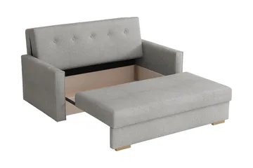 Ajiz Vuodesohva 3-istuttava Bouclé - Beige - Huonekalut - Sohva - Vuodesohva - 3 istuttava vuodesohva
