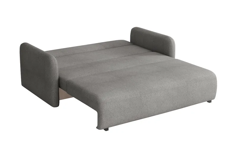 Ajmeri 3-istuttava vuodesohva 150x196 cm säilytystilalla kangasta - Beige - Huonekalut - Sohva - Vuodesohva - 3 istuttava vuodesohva