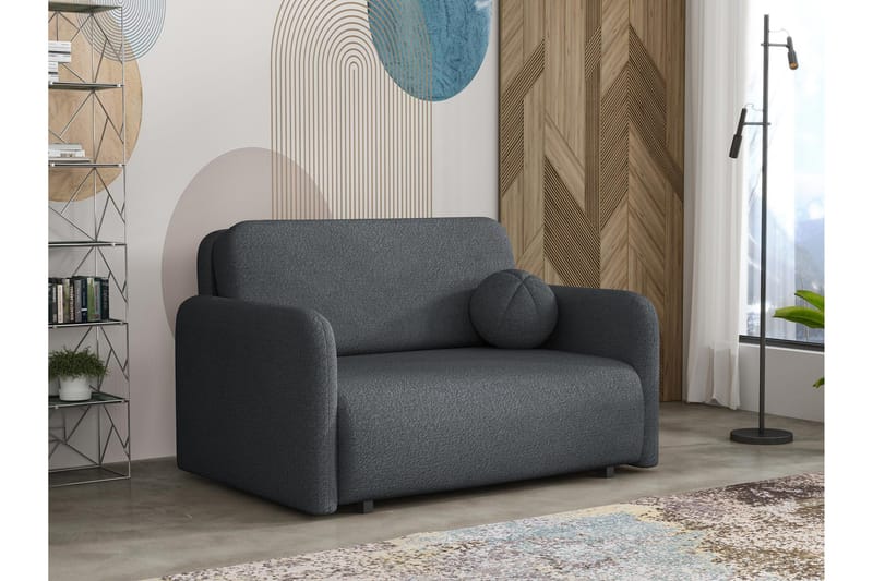 Ajmeri Vuodesohva 2-istuttava Bouclé - Harmaa - Huonekalut - Sohva - Vuodesohva