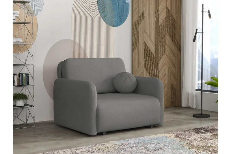 Ajmeri Vuodesohva 2-istuttava - Harmaa - Huonekalut - Sohva - Vuodesohva