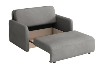 Ajmeri Vuodesohva 2-istuttava Plyysi - Beige - Huonekalut - Sohva - Vuodesohva