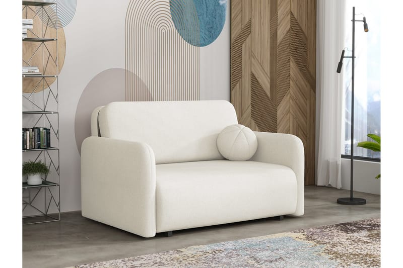 Ajmeri Vuodesohva 2-istuttava Plyysi, Beige