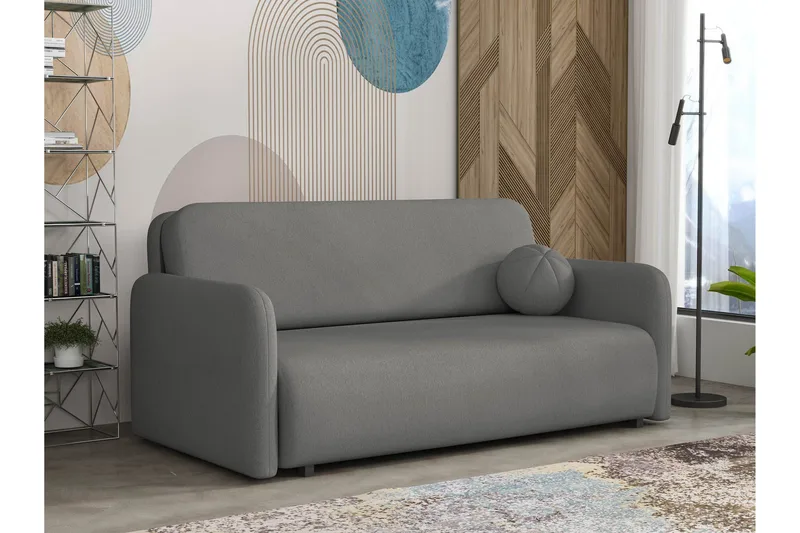 Ajmeri Vuodesohva 3-istuttava, Harmaa