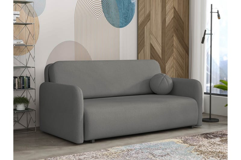 Ajmeri Vuodesohva 3-istuttava - Harmaa - Huonekalut - Sohva - Vuodesohva - 3 istuttava vuodesohva