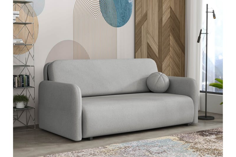 Ajmeri Vuodesohva 3-istuttava - Harmaa - Huonekalut - Sohva - Vuodesohva - 3 istuttava vuodesohva