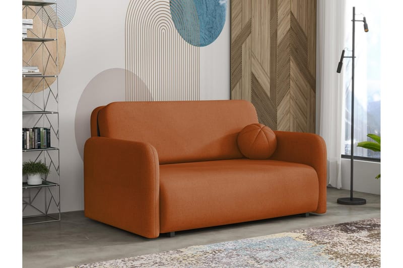 Ajmeri Vuodesohva 3-istuttava, Oranssi