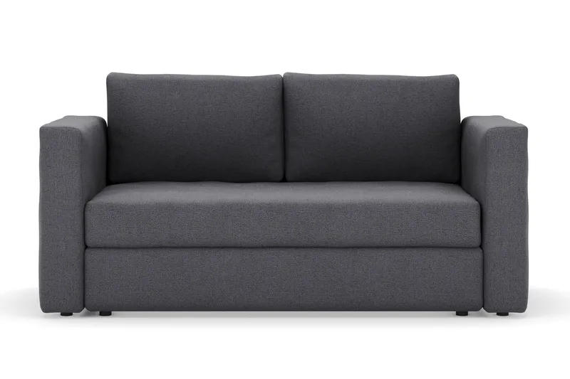 Alnaryd 2-3istuttava Sohva, jossa on Alaslaskettava Käsinoja, Harmaa