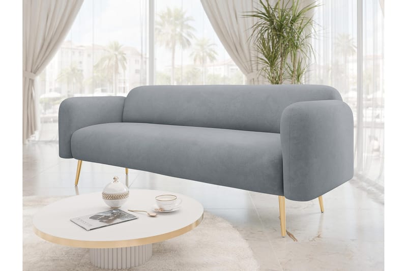 Alros Sohva, 3-istuttava - Harmaa - Huonekalut - Sohva - 3:n istuttava sohva