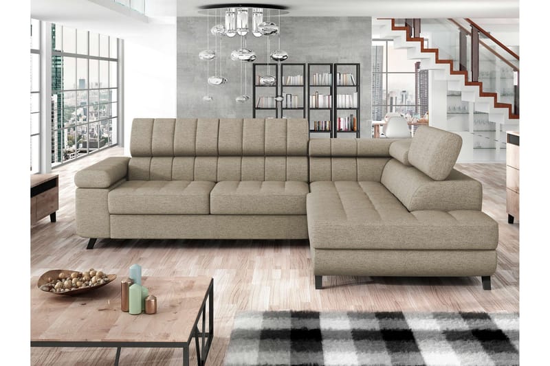 Amshyttan Vuodesohva Leposohvalla 3-Istuttava - Beige - Huonekalut - Sohva - Vuodesohva