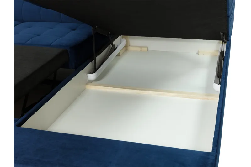 Amshyttan Vuodesohva Leposohvalla 3-Istuttava - Harmaa - Huonekalut - Sohva - Vuodesohva