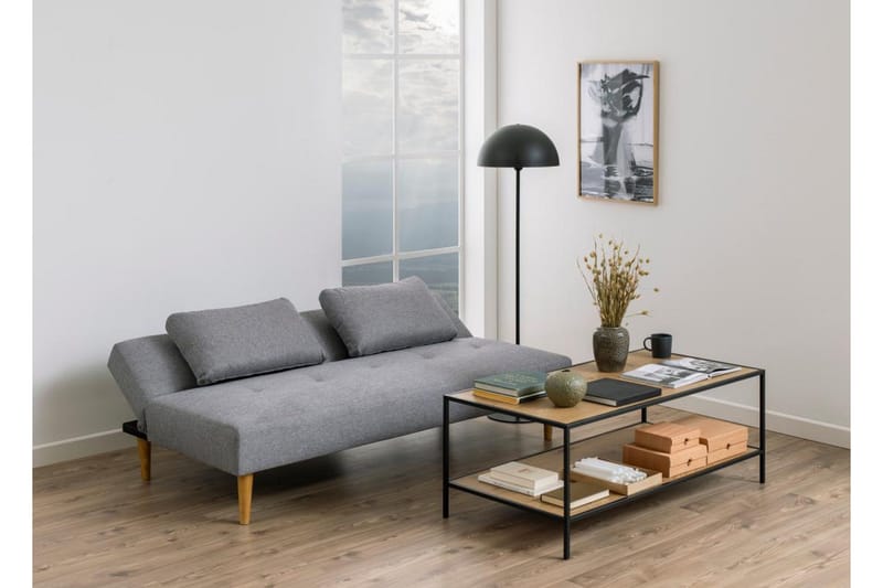 Antja Vuodesohva 3-istuttava - Vaaleanharmaa - Huonekalut - Sohva - Vuodesohva - 3 istuttava vuodesohva