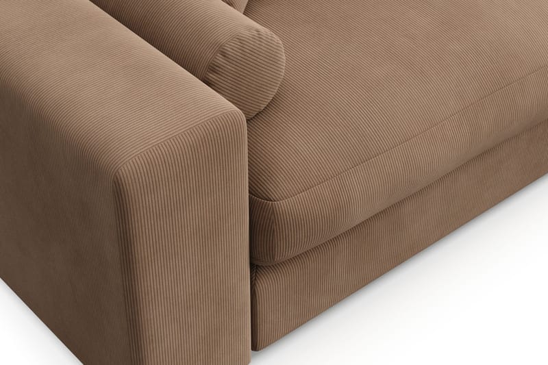 Arken Lyx 4-istuttava Syvä Manchestersohva - Ruskea - Huonekalut - Sohva - 4:n istuttava sohva