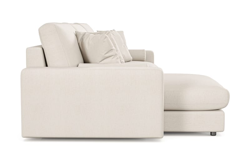 Arken Lyx 5-istuttava Käännettävä L-muotoinen Syvä Divaanisohva Kankaasta - Vaalea beige - Huonekalut - Sohva - Divaanisohva