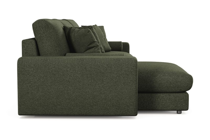 Arken Lyx 5-istuttava Käännettävä L-muotoinen Syvä Divaanisohva Kankaasta - Vihreä - Huonekalut - Sohva - Divaanisohva