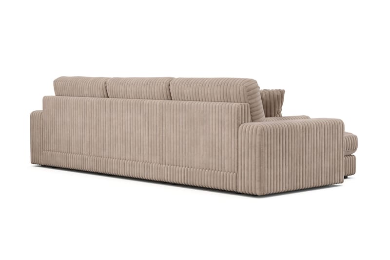 Arken Lyx 5-istuttava Käännettävä L-muotoinen Syvä Divaanisohva Manchester - Greige - Huonekalut - Sohva - Divaanisohva