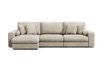 Arken Lyx 5-istuttava Käännettävä L-muotoinen Syvä Divaanisohva Manchester