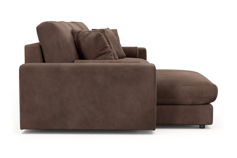 Arken Lyx 5-istuttava Käännettävä L-muotoinen Syvä Divaanisohva Manchester - Ruskea - Huonekalut - Sohva - Divaanisohva