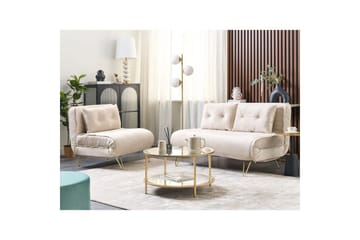 Bäddsoffa Beige||GOLD - Huonekalut - Sohva - Vuodesohva - 3 istuttava vuodesohva