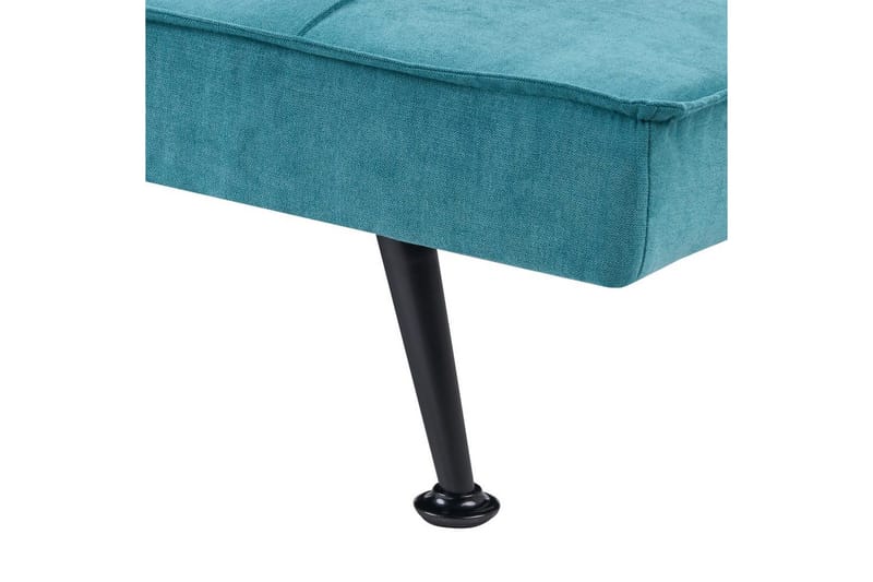 Bäddsoffa Beliani Hasle Blå, Svart blue - Sininen - Huonekalut - Sohva - Vuodesohva - Futon - Futon sohva