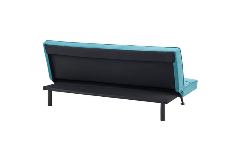 Bäddsoffa Beliani Hasle Blå, Svart blue - Sininen - Huonekalut - Sohva - Vuodesohva - Futon - Futon sohva