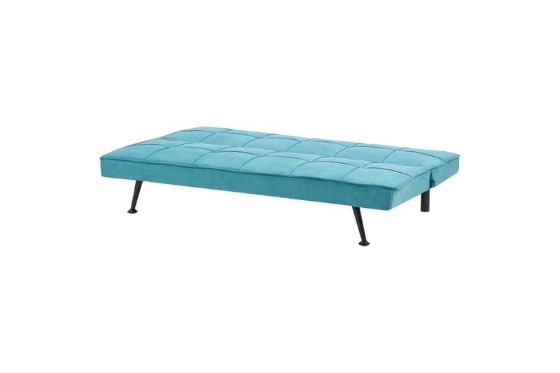 Bäddsoffa Beliani Hasle Blå, Svart NO_BRAND blue - Sininen - Huonekalut - Sohva - Vuodesohva - Futon - Futon sohva