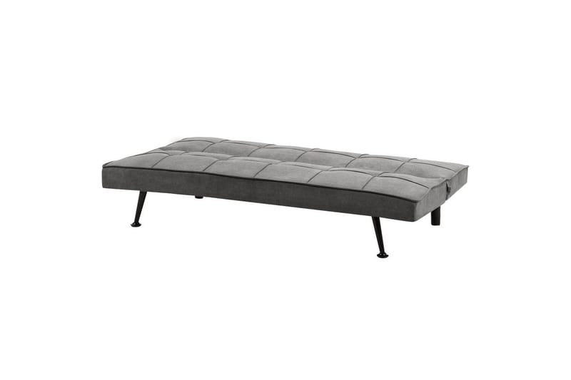 Bäddsoffa Beliani Hasle Blå, Svart NO_BRAND Grey||Black - Huonekalut - Sohva - Vuodesohva - Futon - Futon sohva