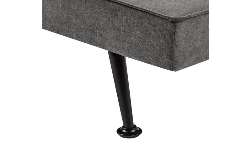 Bäddsoffa Beliani Hasle Blå, Svart NO_BRAND Grey||Black - Huonekalut - Sohva - Vuodesohva - Futon - Futon sohva