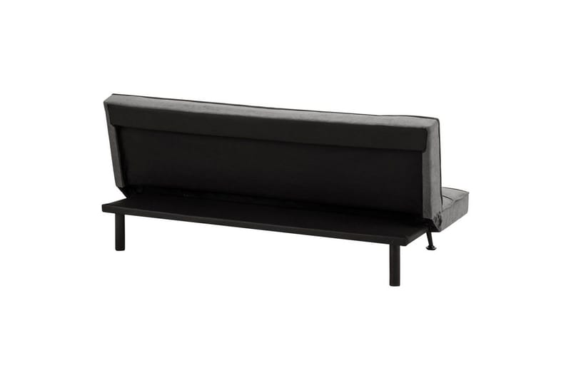 Bäddsoffa Beliani Hasle Blå, Svart NO_BRAND Grey||Black - Huonekalut - Sohva - Vuodesohva - Futon - Futon sohva
