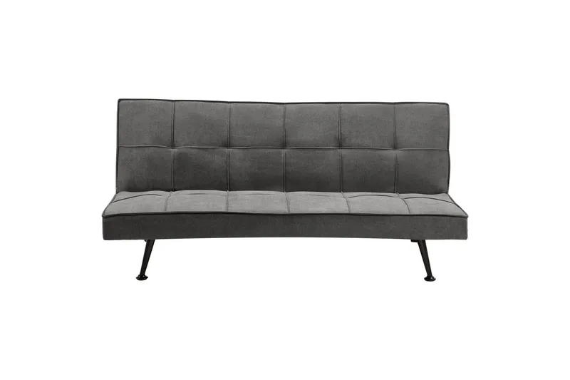Bäddsoffa Beliani Hasle Blå, Svart NO_BRAND Grey||Black, undefined