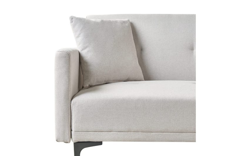 Bäddsoffa Beliani Lucan Beige, svart Beige - Beige - Huonekalut - Sohva