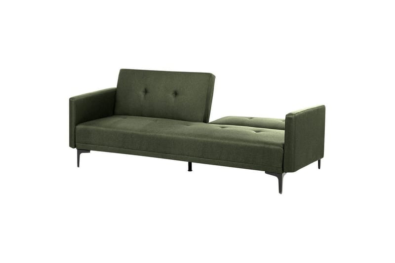 Bäddsoffa Beliani Lucan Beige, svart Green||Black - Huonekalut - Sohva